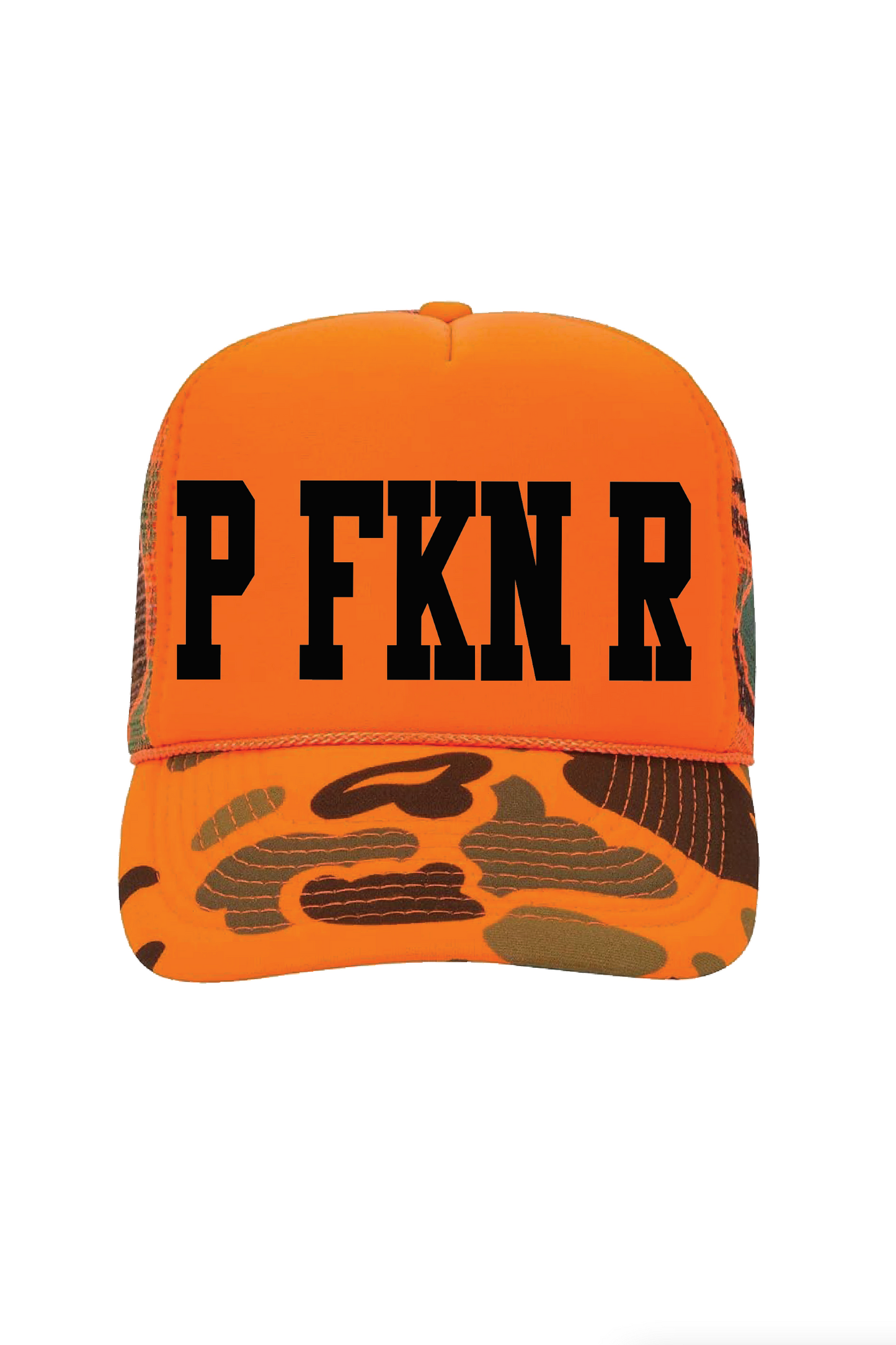 P FKN R Trucker hat