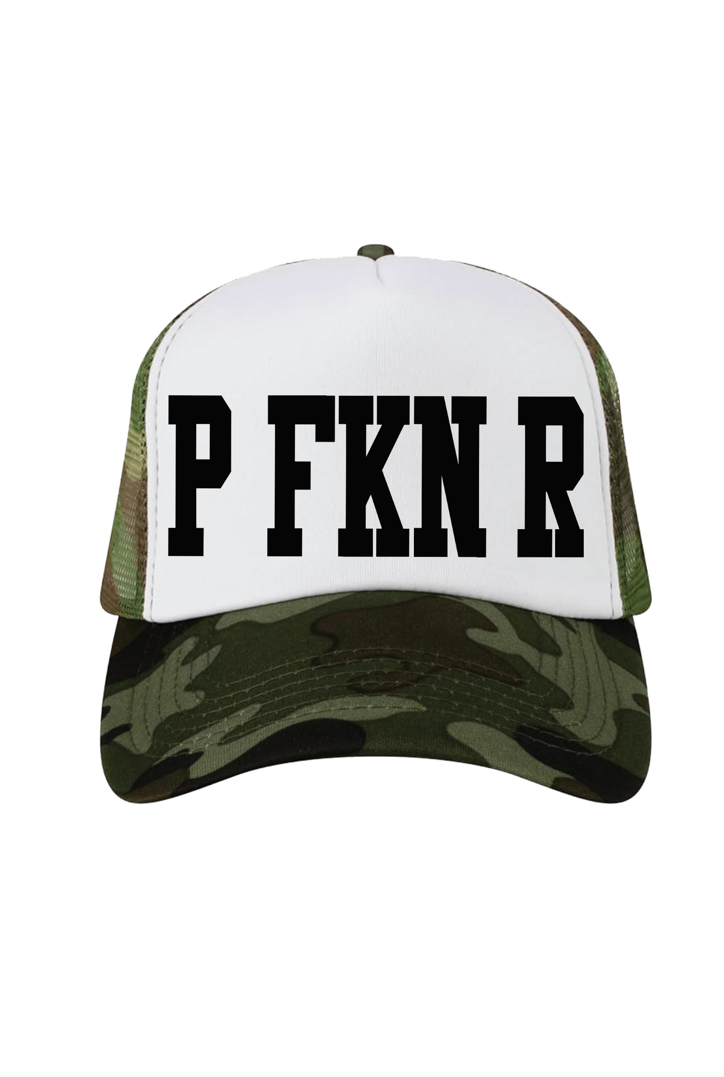 P FKN R Trucker hat