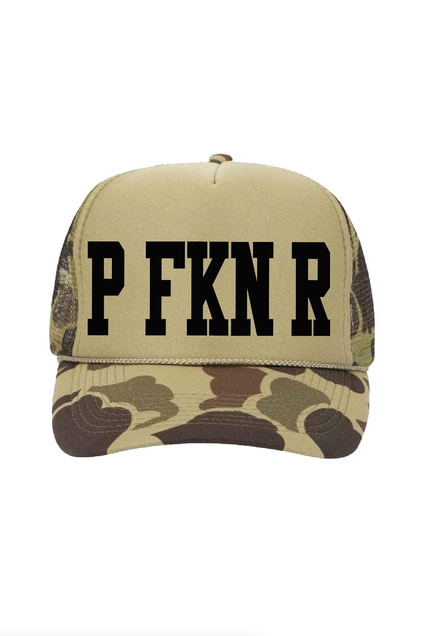 P FKN R Trucker hat
