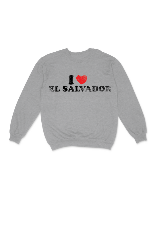 I ❤️ El Salvador Crewneck